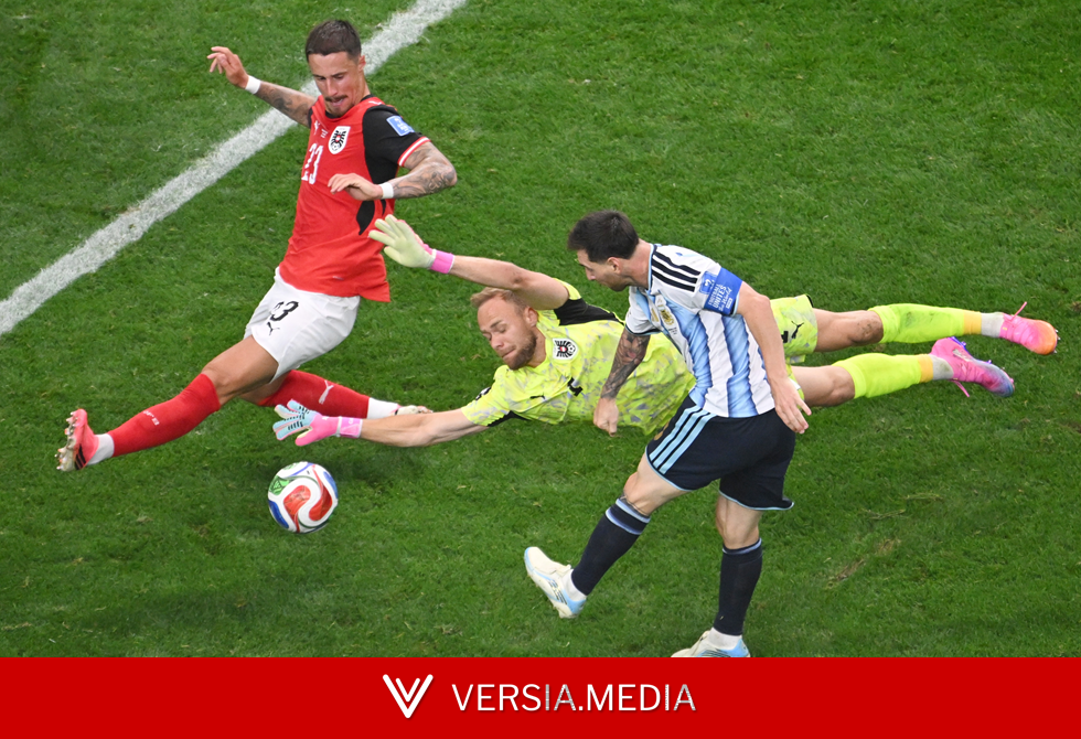 ميسي يقود الأرجنتين للفوز على النمسا والتأهل لدور الـ32 في كأس العالم